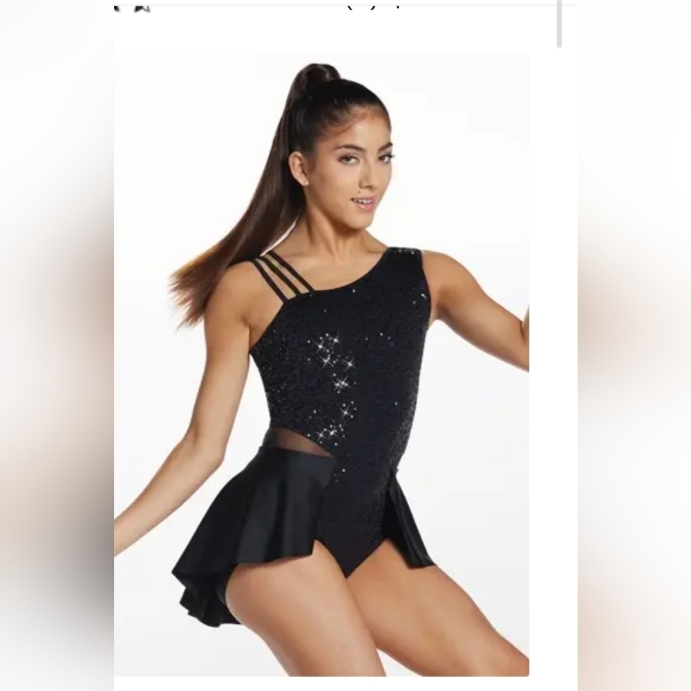 Balera Black Sequin Dance Costume
